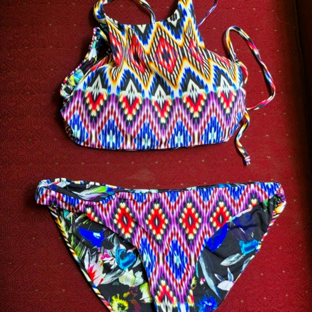 Tinibikini Multicolor Patterned Bikini - image 2